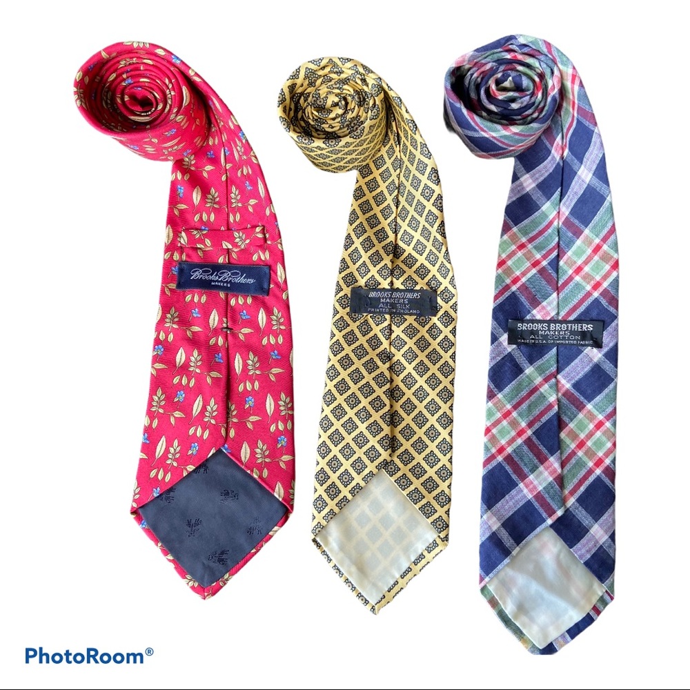 VINTAGE BROOKS BROTHERS assorted Tie Set